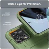 Motorola Moto G72 Rugged Shield Series Tough Case - Green