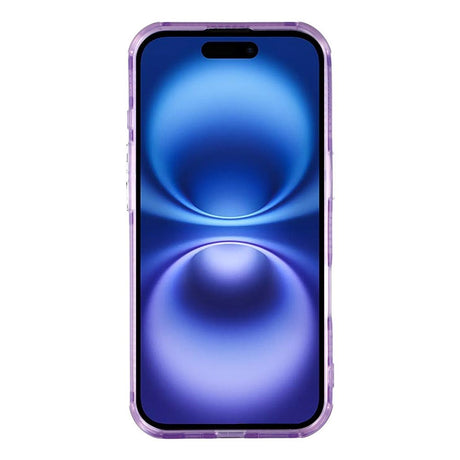 EIDERWOOD iPhone 17 Hybrid Plastic Case with Built-in Camera Lens Protection - Wavy Pattern / Purple