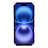 EIDERWOOD iPhone 17 Hybrid Plastic Case with Built-in Camera Lens Protection - Wrinkled Pattern / Purple