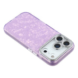 EIDERWOOD iPhone 17 Pro Hybrid Plastic Case with Built-in Camera Lens Protection - Pearlescent Pattern / Purple