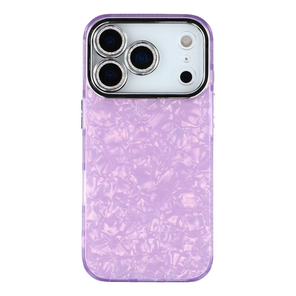 EIDERWOOD iPhone 17 Pro Max Hybrid Plastic Case with Built-in Camera Lens Protection - Pearlescent Pattern / Purple