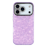 EIDERWOOD iPhone 17 Pro Max Hybrid Plastic Case with Built-in Camera Lens Protection - Pearlescent Pattern / Purple