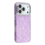 EIDERWOOD iPhone 17 Pro Max Hybrid Plastic Case with Built-in Camera Lens Protection - Pearlescent Pattern / Purple