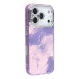 EIDERWOOD iPhone 17 Pro Max Hybrid Plastic Case with Built-in Camera Lens Protection - Foil Pattern / Purple