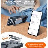 Google Pixel 10 Pro XL TORRAS Ostand L1 Hybrid Case with Kickstand – MagSafe Compatible – Black