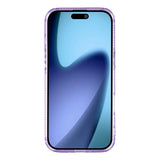 EIDERWOOD iPhone Air Hybrid Plastic Case with Built-in Camera Lens Protection - Brush Stroke Pattern / Purple