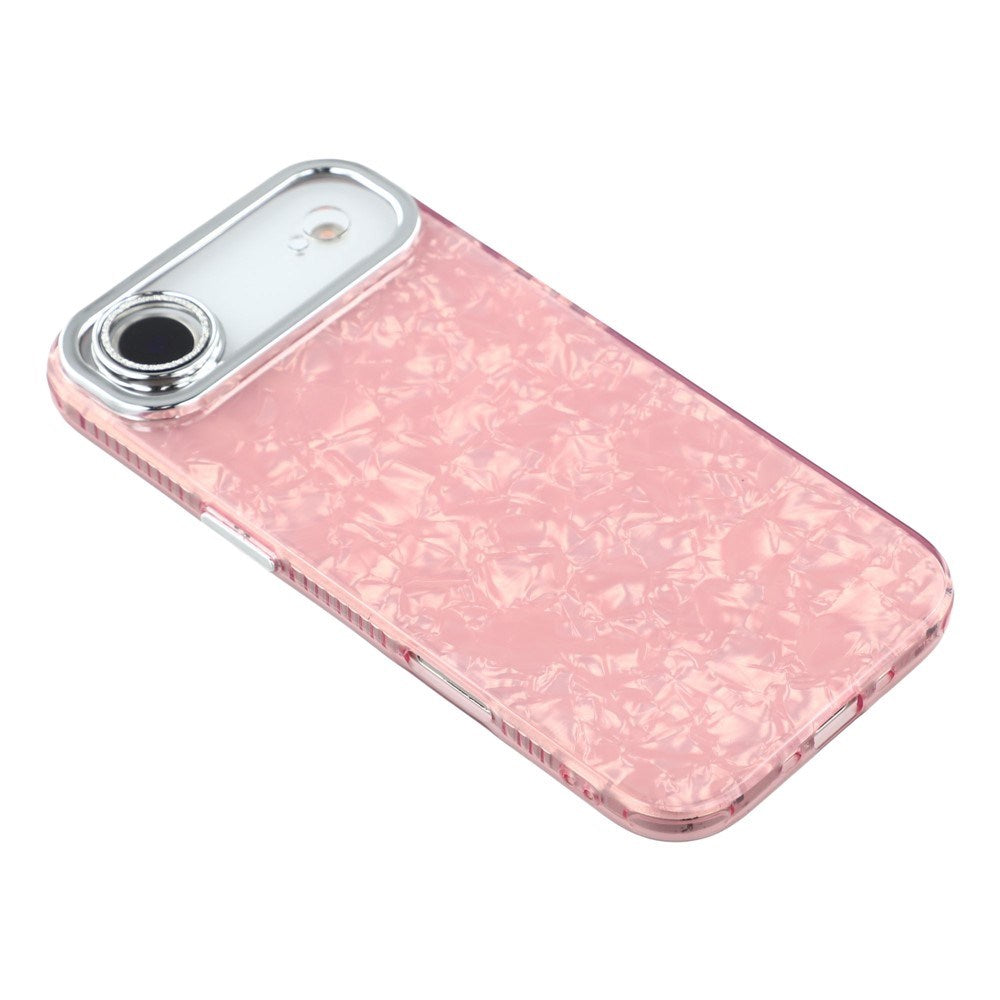 EIDERWOOD iPhone Air Hybrid Plastic Case with Built-in Camera Lens Protection - Pearlescent Pattern / Pink