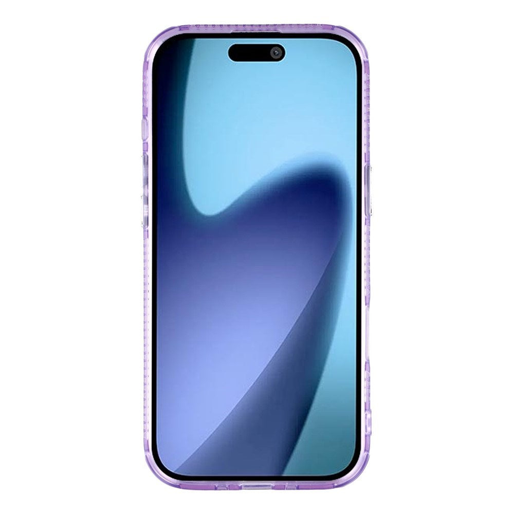 EIDERWOOD iPhone Air Hybrid Plastic Case with Built-in Camera Lens Protection - Foil Pattern / Purple