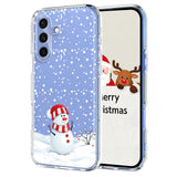 EIDERWOOD Samsung Galaxy A56 (5G) Flexible Plastic Christmas Case with Motif - Transparent / Snowman