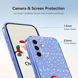 EIDERWOOD Samsung Galaxy A56 (5G) Flexible Plastic Christmas Case with Motif - Transparent / Snowman