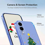 EIDERWOOD Samsung Galaxy S25 Edge Flexible Plastic Christmas Case with Motif - Transparent / Christmas Tree