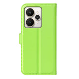 Realme 15 EIDERWOOD Faux Leather Flip Case with Cardholder & Stand Function - Green