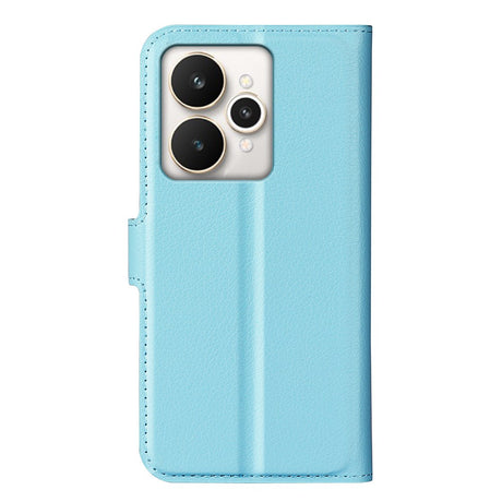 Realme 15 EIDERWOOD Faux Leather Flip Case with Cardholder & Stand Function - Light Blue