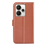 Realme 15 EIDERWOOD Faux Leather Flip Case with Cardholder & Stand Function - Brown