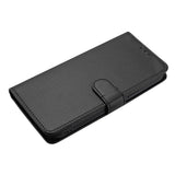 Motorola Moto G86 Power EIDERWOOD Faux Leather Case with Strap & Card Holder - Black