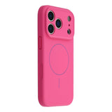 EIDERWOOD iPhone 17 Pro Max Flexible Plastic Case with Lined Inside - MagSafe Compatible - Hot Pink