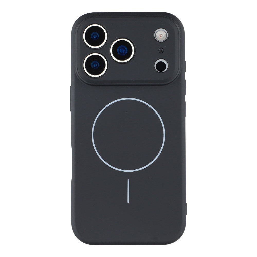 EIDERWOOD iPhone 17 Pro Flexible Plastic Case with Lined Inside - MagSafe Compatible - Black