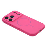 EIDERWOOD iPhone 17 Pro Flexible Plastic Case with Lined Inside - MagSafe Compatible - Hot Pink