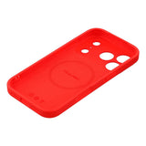 EIDERWOOD iPhone 17 Pro Flexible Plastic Case with Lined Inside - MagSafe Compatible - Red
