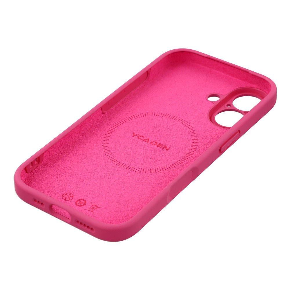 EIDERWOOD iPhone 17 Flexible Plastic Case with Lined Inside - MagSafe Compatible - Hot Pink