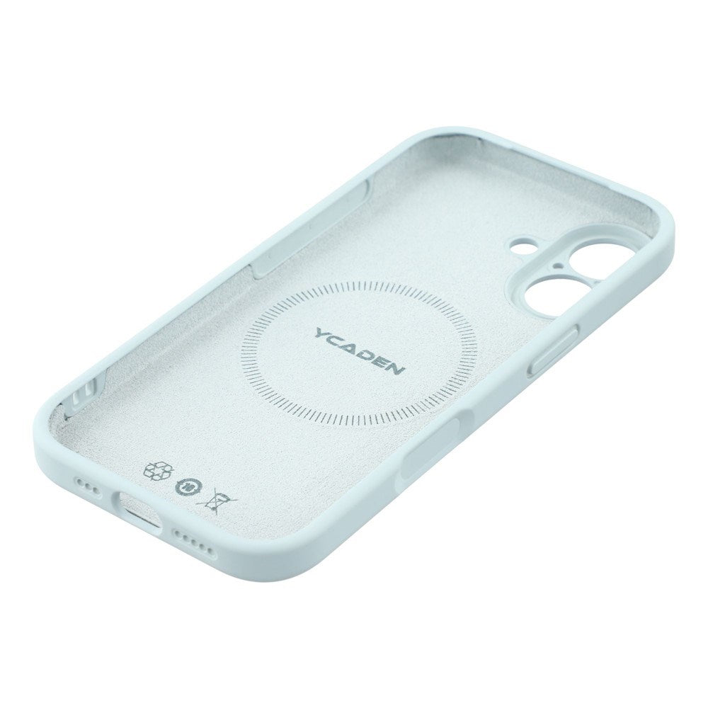 EIDERWOOD iPhone 17 Flexible Plastic Case with Lined Inside - MagSafe Compatible - Light Blue