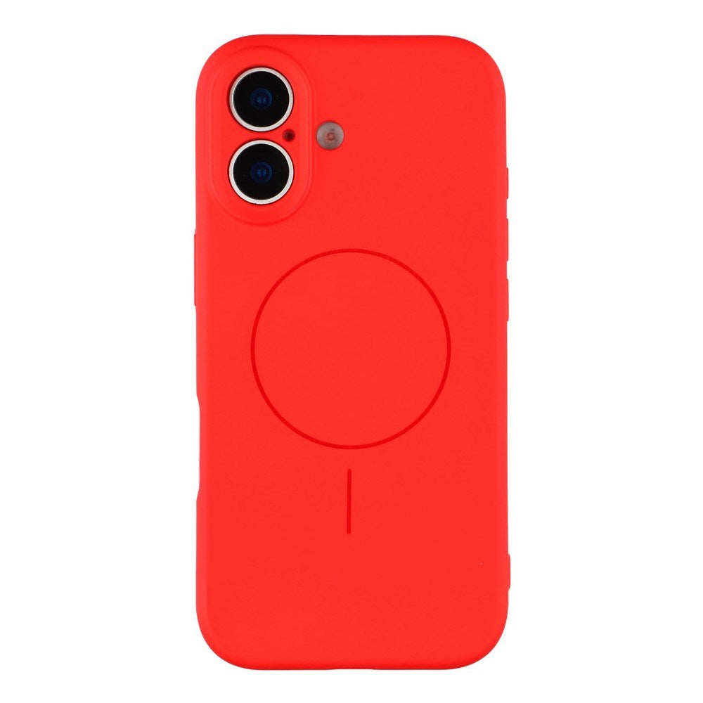 EIDERWOOD iPhone 17 Flexible Plastic Case with Lined Inside - MagSafe Compatible - Red