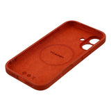 EIDERWOOD iPhone 17 Flexible Plastic Case with Lined Inside - MagSafe Compatible - Dark Red