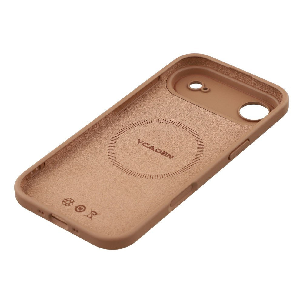 EIDERWOOD iPhone Air Flexible Plastic Case with Lined Inside - MagSafe Compatible - Brown