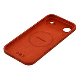 EIDERWOOD iPhone Air Flexible Plastic Case with Lined Inside - MagSafe Compatible - Dark Red