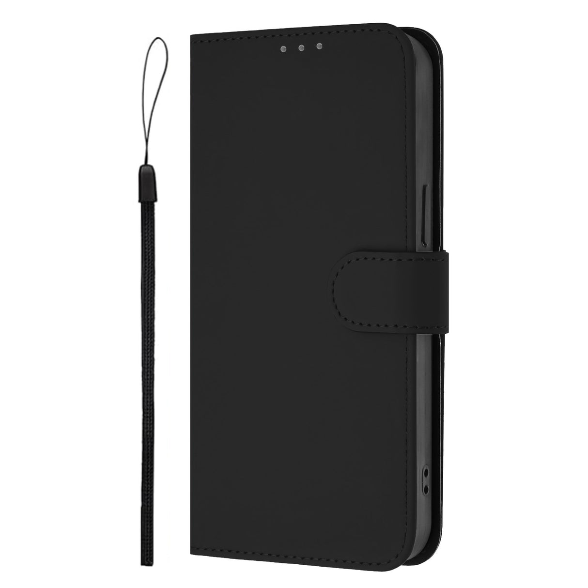 Xiaomi Redmi Note 15 Pro+ (Plus) / Poco M8 Pro (5G) EIDERWOOD Flip Case with Strap - Black