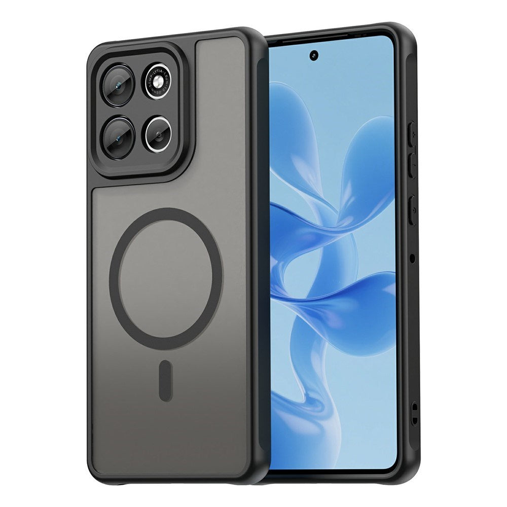 Motorola Moto G86 Power EIDERWOOD Hybrid Plastic Case - MagSafe Compatible - Black