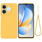 Realme Note 70T EIDERWOOD Lined Silicone Case with Strap - Yellow