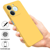 Realme Note 70T EIDERWOOD Lined Silicone Case with Strap - Yellow