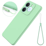 Realme Note 70T EIDERWOOD Lined Silicone Case with Strap - Green