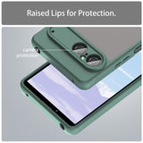 EIDERWOOD Sony Xperia 10 VII Matte Hybrid Case - Transparent / Green