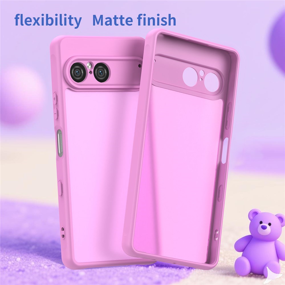 EIDERWOOD Sony Xperia 10 VII Matte Hybrid Case - Transparent / Pink