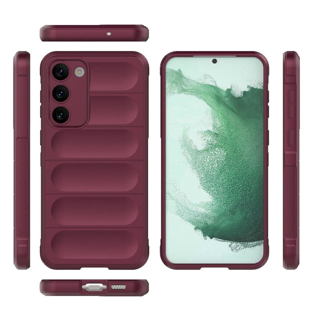 Samsung Galaxy S23+ (Plus) Flexible Plastic Case - Wine Red