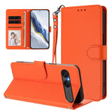 EIDERWOOD Sony Xperia 10 VII Faux Leather Flip Case with Card Holder & Strap - Orange