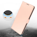 Realme Note 70T EIDERWOOD Faux Leather Flip Case with Card Holder & Stand Function - Pink