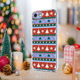 EIDERWOOD iPhone SE (2022 / 2020) / 8 / 7 Flexible Plastic Christmas Case with Motif - Transparent / Pattern