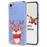 EIDERWOOD iPhone SE (2022 / 2020) / 8 / 7 Flexible Plastic Christmas Case with Motif - Transparent / Reindeer