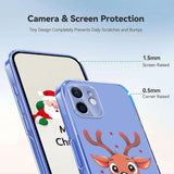 EIDERWOOD iPhone 11 Flexible Plastic Christmas Case with Motif - Transparent / Reindeer