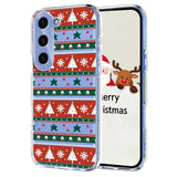 EIDERWOOD Samsung Galaxy S25+ (Plus) / S24+ (Plus) Flexible Plastic Christmas Case with Motif - Transparent / Pattern