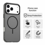 iPhone 18 Pro / 17 Pro EIDERWOOD Hybrid Plastic Case - MagSafe Compatible - Black