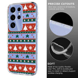 EIDERWOOD Samsung Galaxy S24 Ultra Flexible Plastic Christmas Case with Motif - Transparent / Pattern