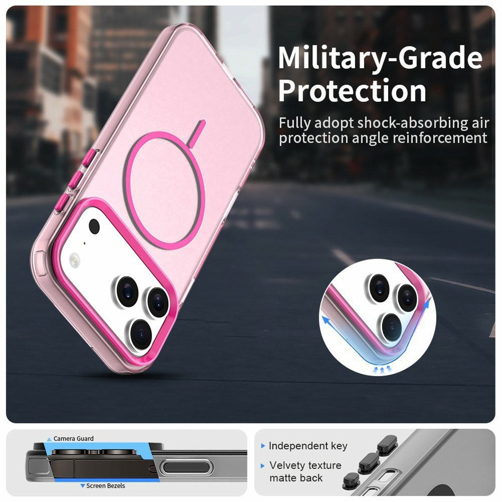 iPhone 18 Pro Max / 17 Pro Max EIDERWOOD Hybrid Plastic Case - MagSafe Compatible - Pink