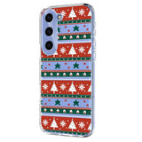 EIDERWOOD Samsung Galaxy S23 Flexible Plastic Christmas Case with Motif - Transparent / Pattern