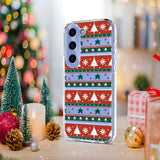 EIDERWOOD Samsung Galaxy S23 Flexible Plastic Christmas Case with Motif - Transparent / Pattern