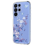 Samsung Galaxy S26 Ultra EIDERWOOD Flexible Plastic Case with Pattern - Transparent / Violets