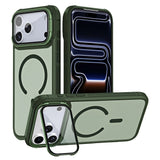 iPhone 18 Pro / 17 Pro EIDERWOOD Hybrid Plastic Case with Camera Case & Stand Function - MagSafe Compatible - Green